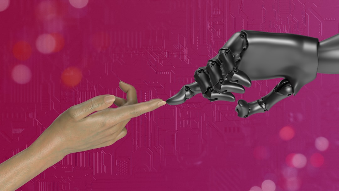 two hands touching each other in front of a pink background — Foto: Igor Omilaev / Unsplash