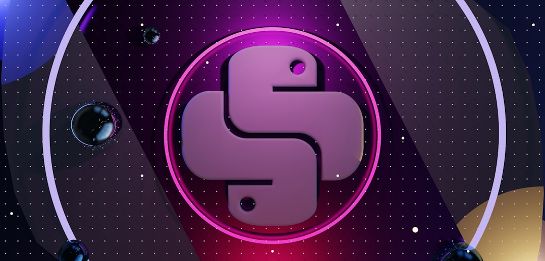 a purple and black background with a purple and black logo — Foto: Brecht Corbeel / Unsplash